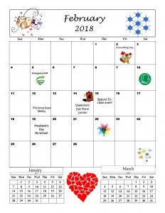 Feb 18 Calendar