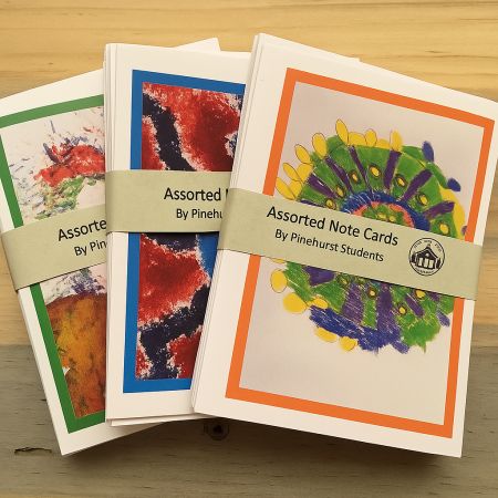 Notecards, with artwork by Pinehurst students